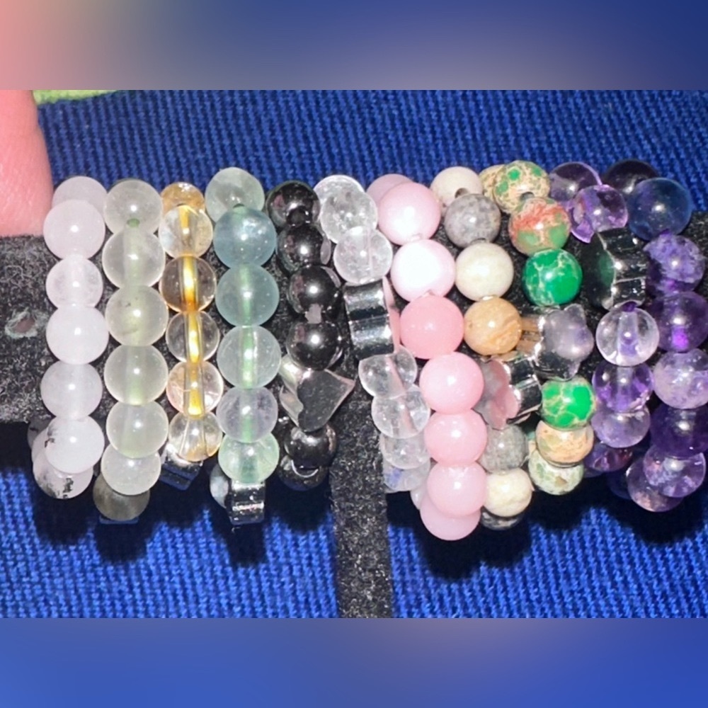 RINGS Crystal Stretch Rings - Picture 1 of 12